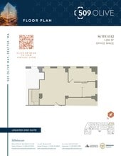 509 Olive Way, Seattle, WA en alquiler Plano de la planta- Imagen 1 de 2