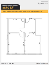 1650 S Amphlett Blvd, San Mateo, CA en alquiler Plano de la planta- Imagen 1 de 1