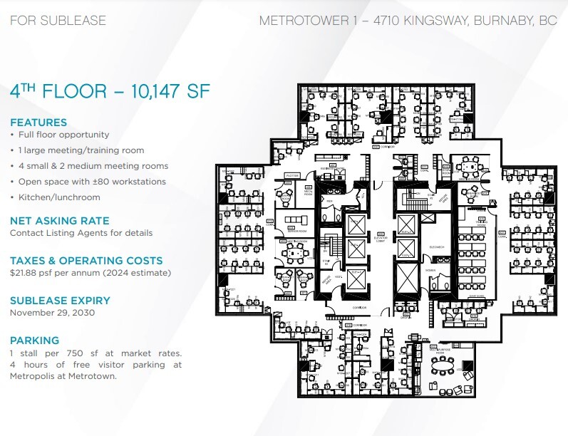 4710 Kingsway, Burnaby, BC en alquiler Plano de la planta- Imagen 1 de 1