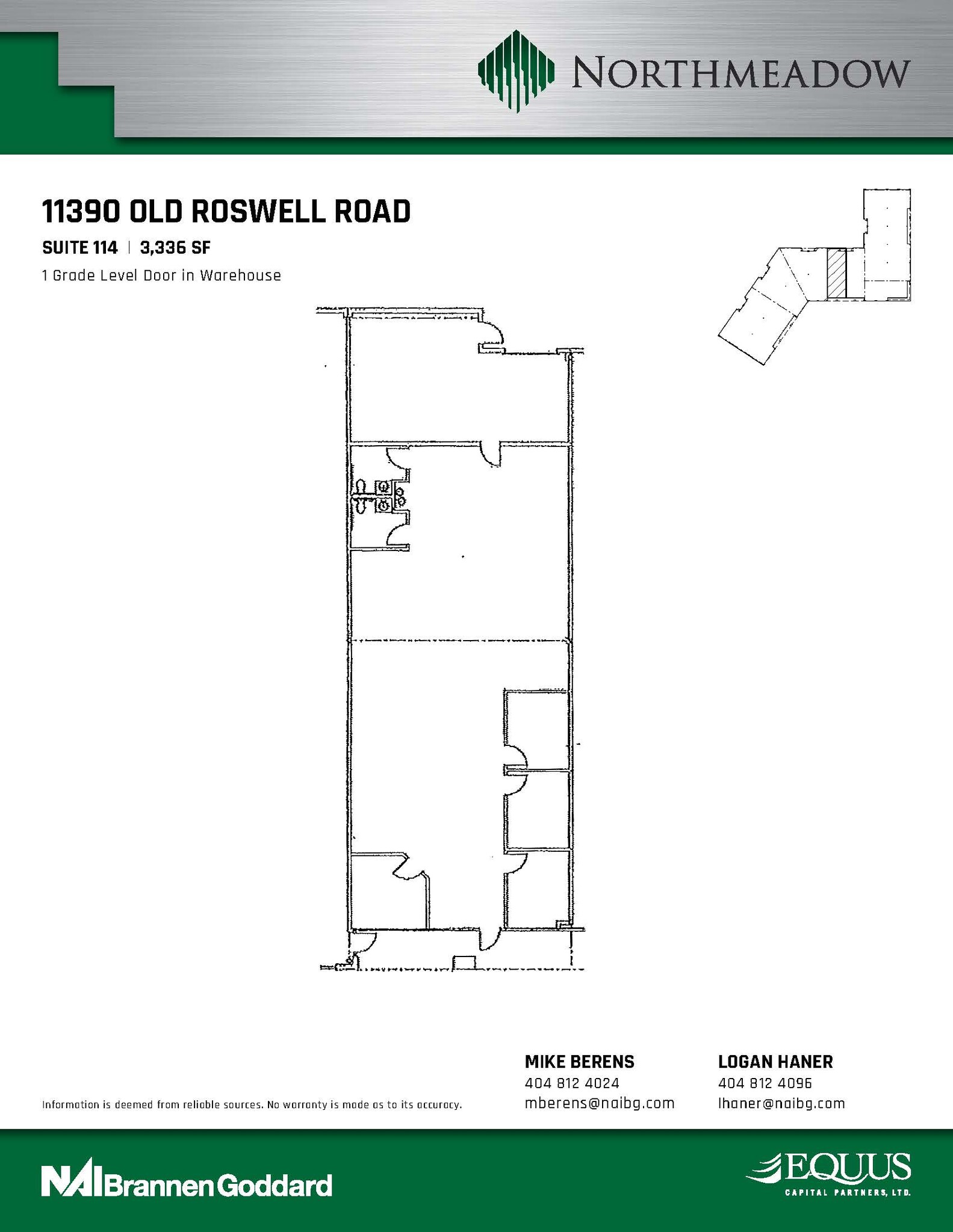 11390 Old Roswell Rd, Alpharetta, GA en alquiler Plano de la planta- Imagen 1 de 1