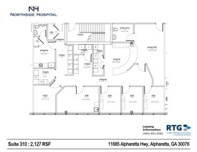 11685 Alpharetta Hwy, Roswell, GA en alquiler Plano del sitio- Imagen 1 de 1