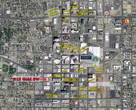 615 Gold Ave SW, Albuquerque, NM - VISTA AÉREA  vista de mapa