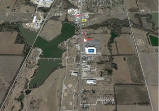 2502-2510 S Santa Fe Ave, Chanute, KS - VISTA AÉREA  vista de mapa