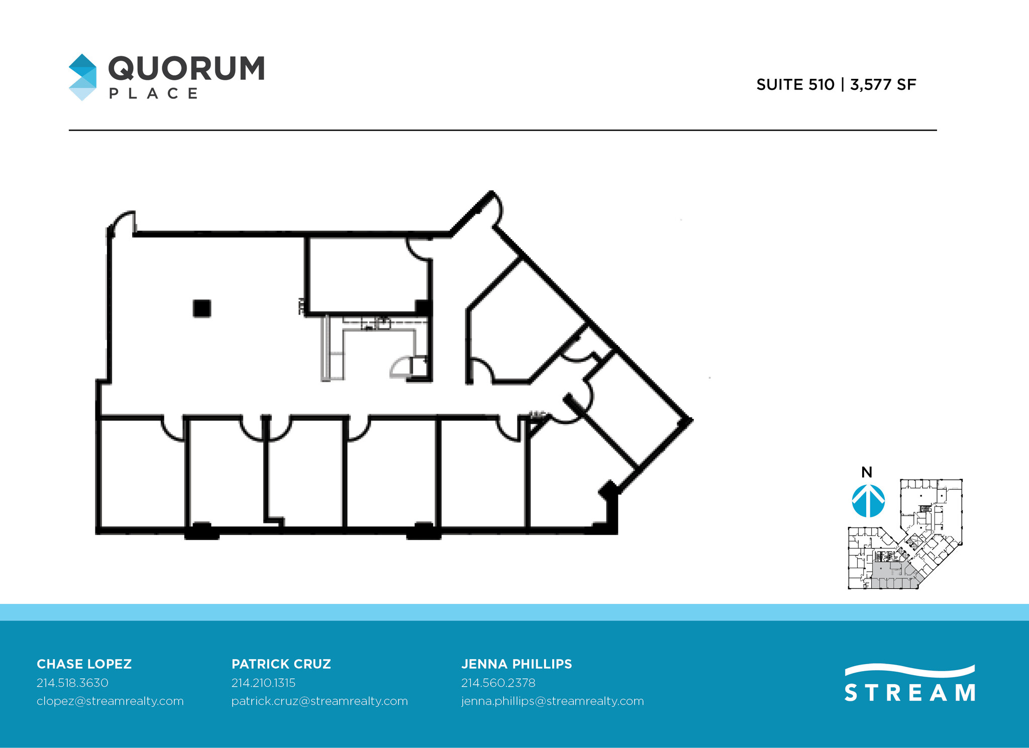 14901 Quorum Dr, Dallas, TX en alquiler Plano de la planta- Imagen 1 de 1