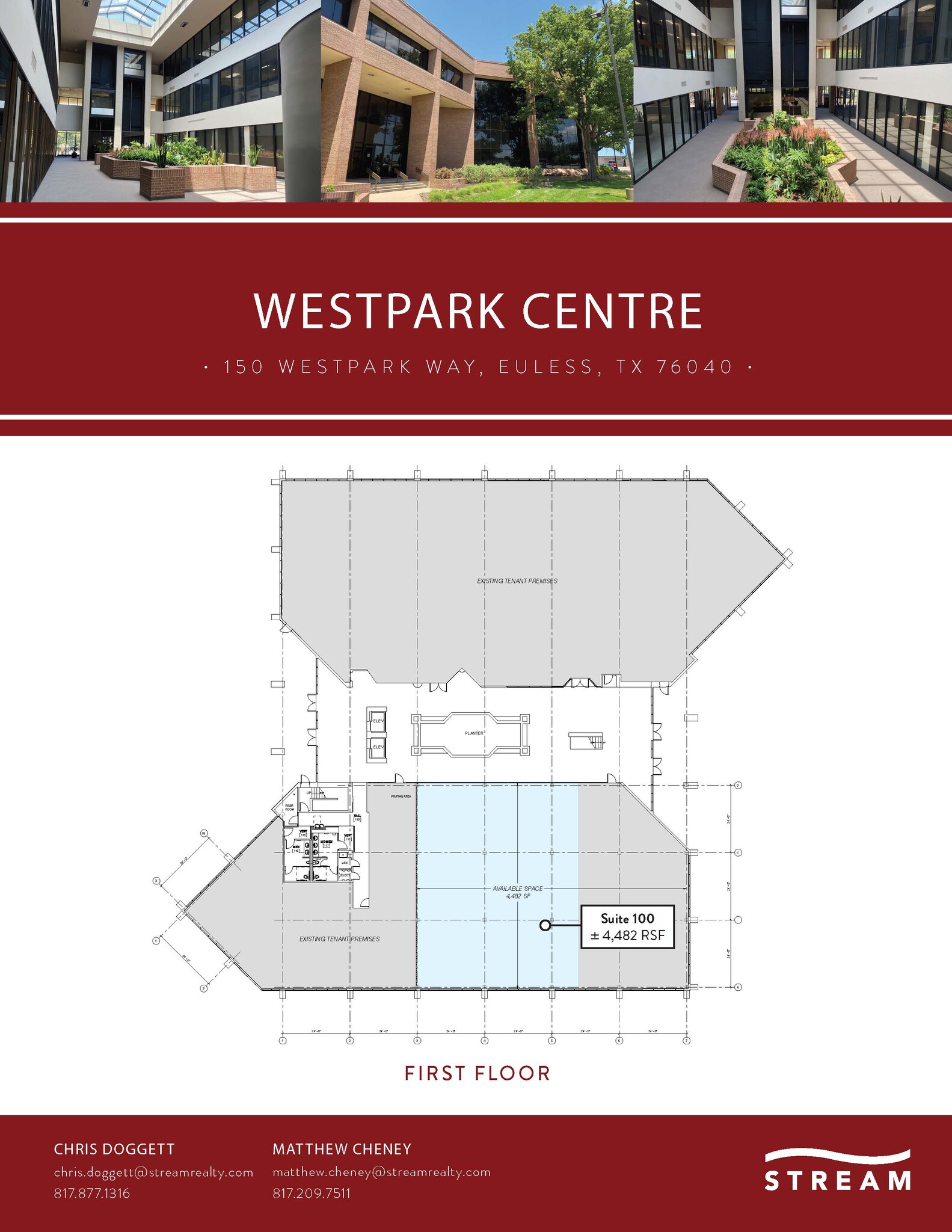 150 Westpark Way, Euless, TX en alquiler Plano de la planta- Imagen 1 de 1