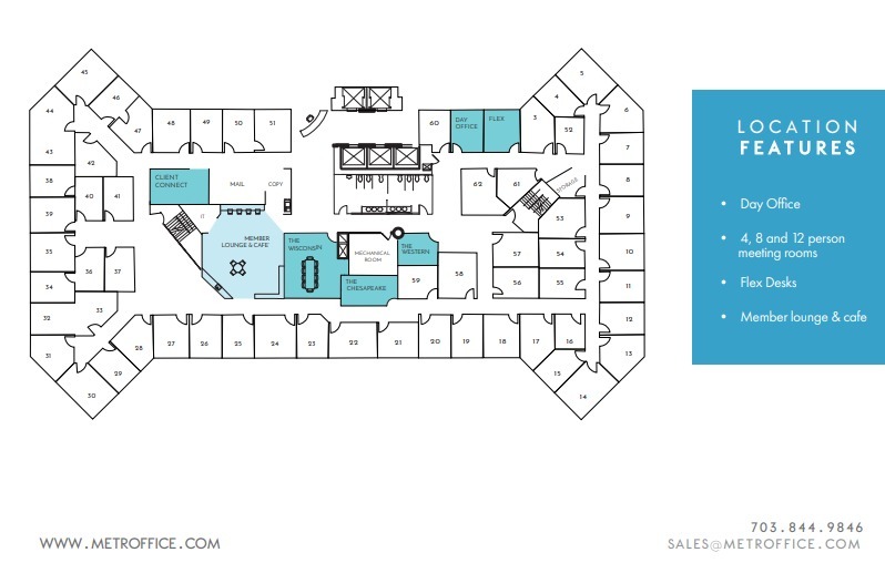 2 Wisconsin Cir, Chevy Chase, MD en alquiler Plano de la planta- Imagen 1 de 1