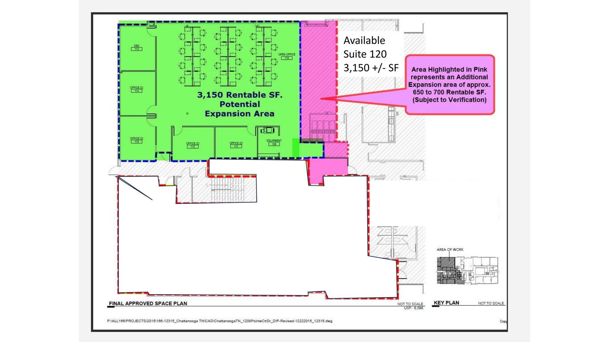 1208 Pointe Centre Dr, Chattanooga, TN en alquiler Plano del sitio- Imagen 1 de 2