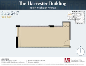 180 N Michigan Ave, Chicago, IL en alquiler Plano de la planta- Imagen 1 de 1