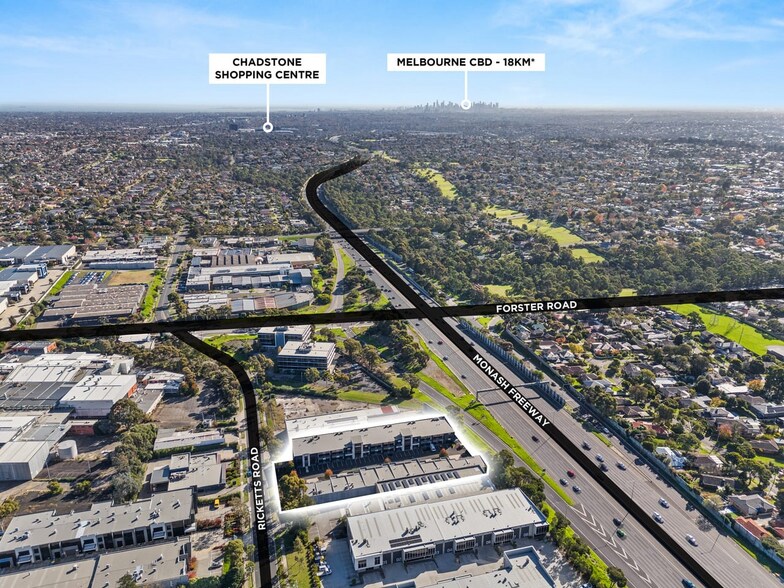 15 Ricketts Road, Mount Waverley en alquiler - Vista aérea - Imagen 2 de 3