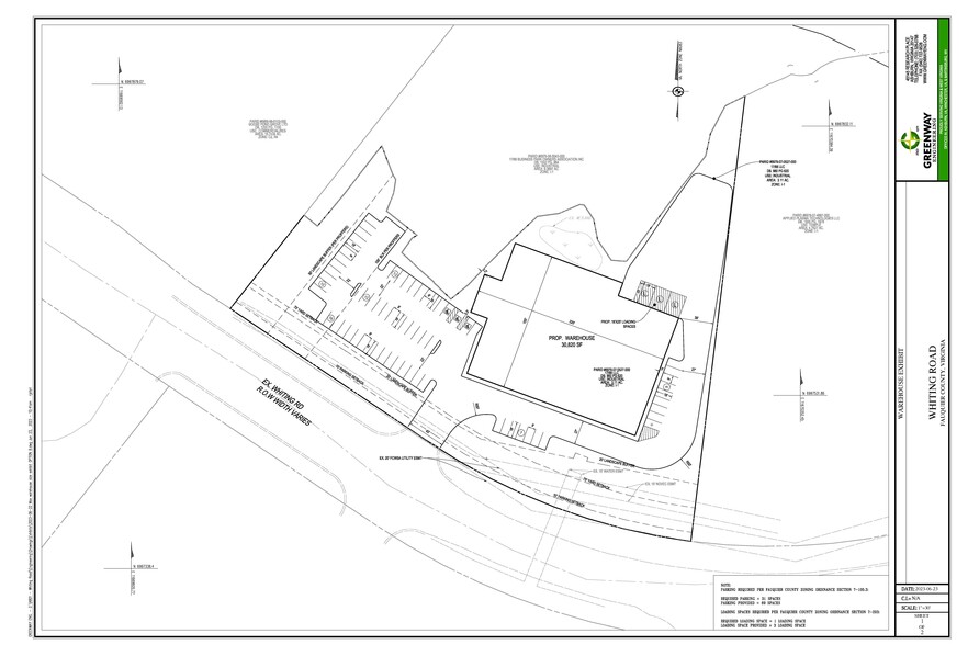 Lot 5 - 17/66 Business park, Marshall, VA en alquiler - Vista aérea - Imagen 2 de 4