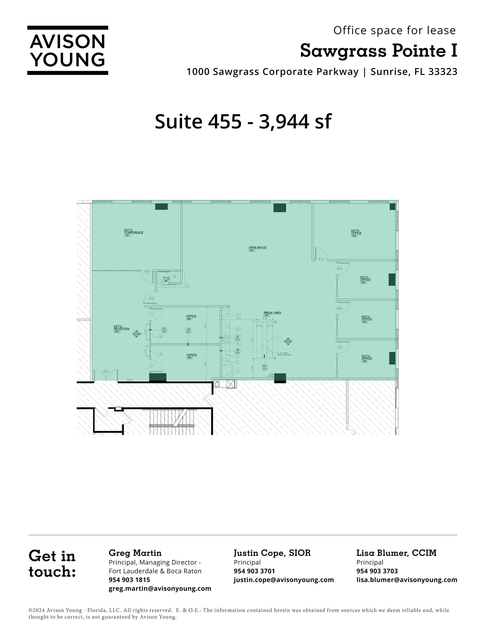 1000 Sawgrass Corporate Pkwy, Sunrise, FL en alquiler Plano del sitio- Imagen 1 de 1