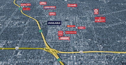 5200 Lankershim Blvd, North Hollywood, CA - VISTA AÉREA  vista de mapa