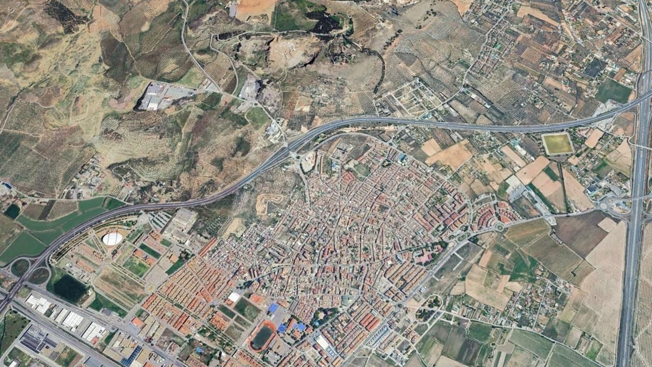 Terreno en Atarfe, Granada en venta Vista aérea- Imagen 1 de 4
