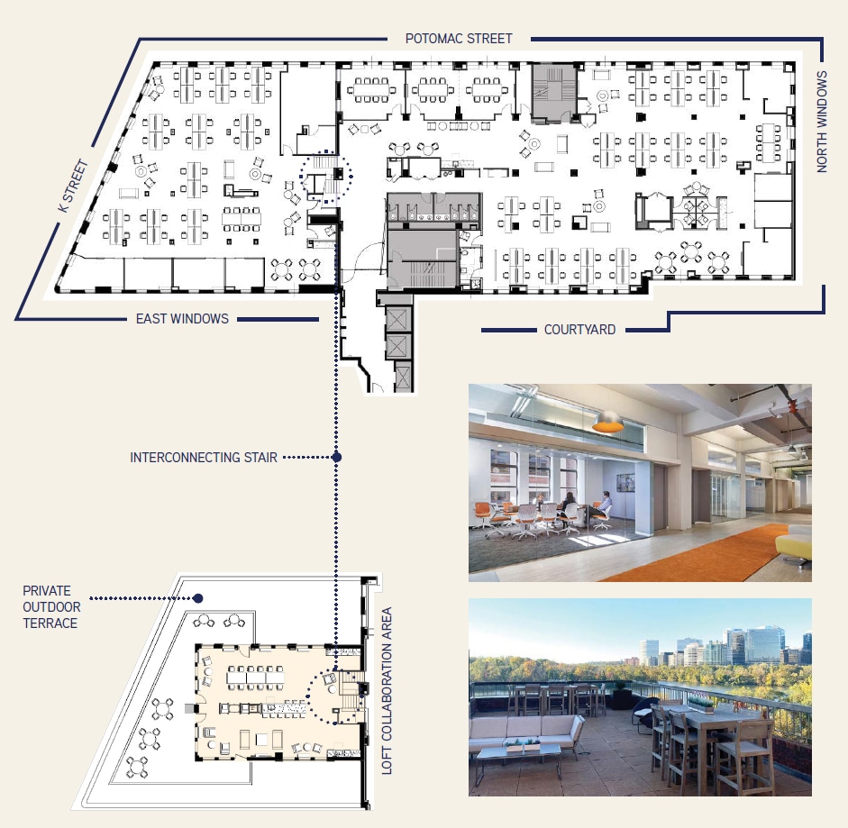 3299 K St NW, Washington, DC en alquiler Plano de la planta- Imagen 1 de 7
