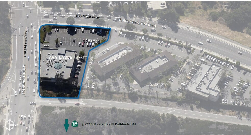 2040 S Brea Canyon Rd, Diamond Bar, CA en alquiler - Vista aérea - Imagen 2 de 18