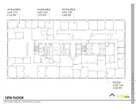 300 N Meridian St, Indianapolis, IN en alquiler Plano del sitio- Imagen 1 de 1