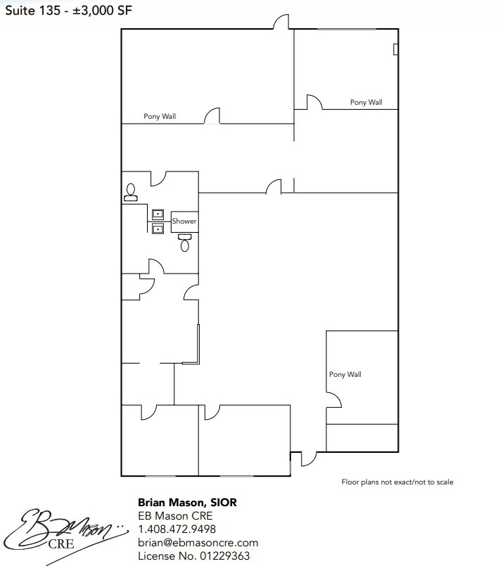 910 Bern Ct, San Jose, CA en alquiler Plano de la planta- Imagen 1 de 1