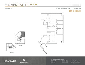 7730 E Belleview Ave, Greenwood Village, CO en alquiler Plano de la planta- Imagen 1 de 2