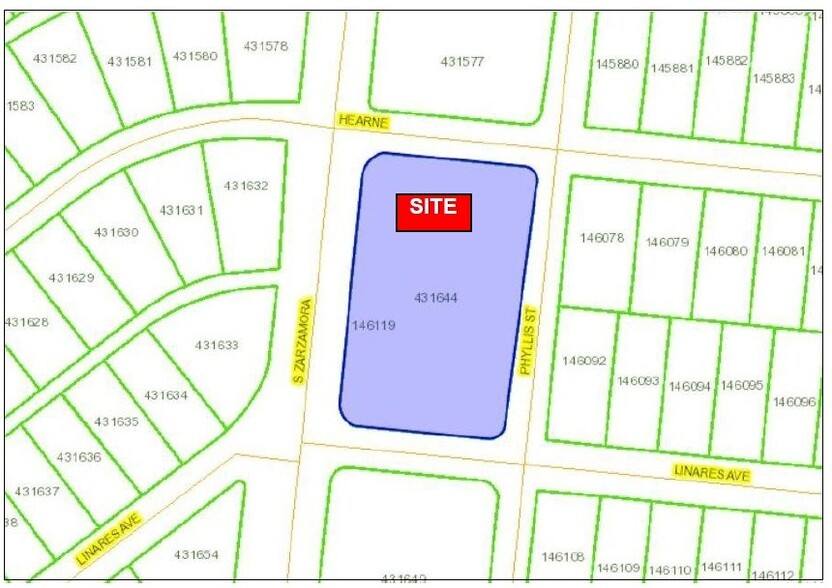 3402 S Zarzamora St, San Antonio, TX en alquiler - Plano de solar - Imagen 2 de 2