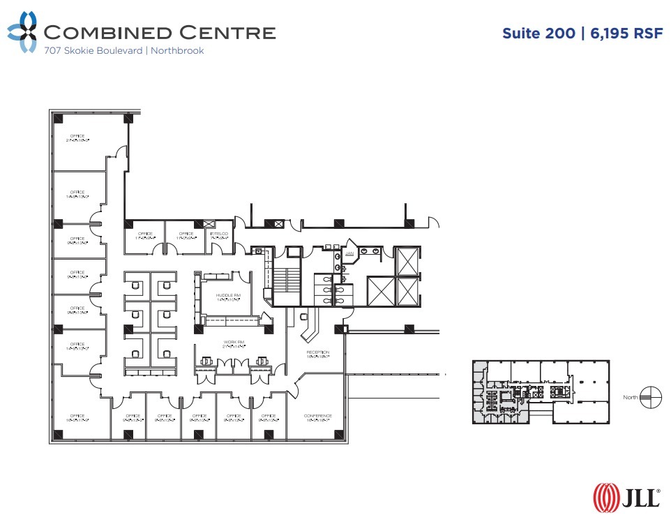 707 Skokie Blvd, Northbrook, IL en alquiler Plano de la planta- Imagen 1 de 1