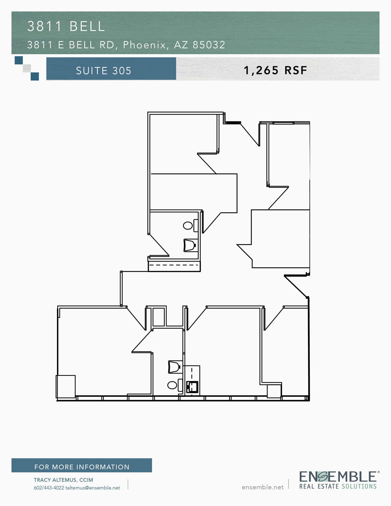 3811 E Bell Rd, Phoenix, AZ en alquiler Plano de la planta- Imagen 1 de 1