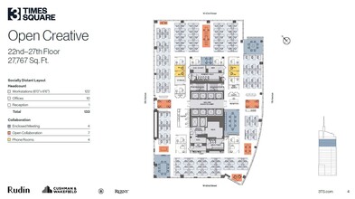 3 Times Sq, New York, NY en alquiler Plano de la planta- Imagen 2 de 5