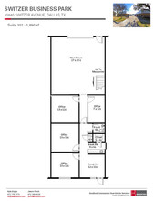 10930 Switzer Ave, Dallas, TX en alquiler Plano de la planta- Imagen 1 de 1