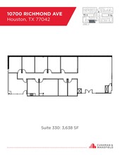 10700 Richmond Ave, Houston, TX en alquiler Plano de la planta- Imagen 1 de 1