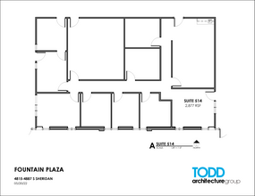 4815-4821 S Sheridan Rd, Tulsa, OK en alquiler Plano de la planta- Imagen 1 de 2