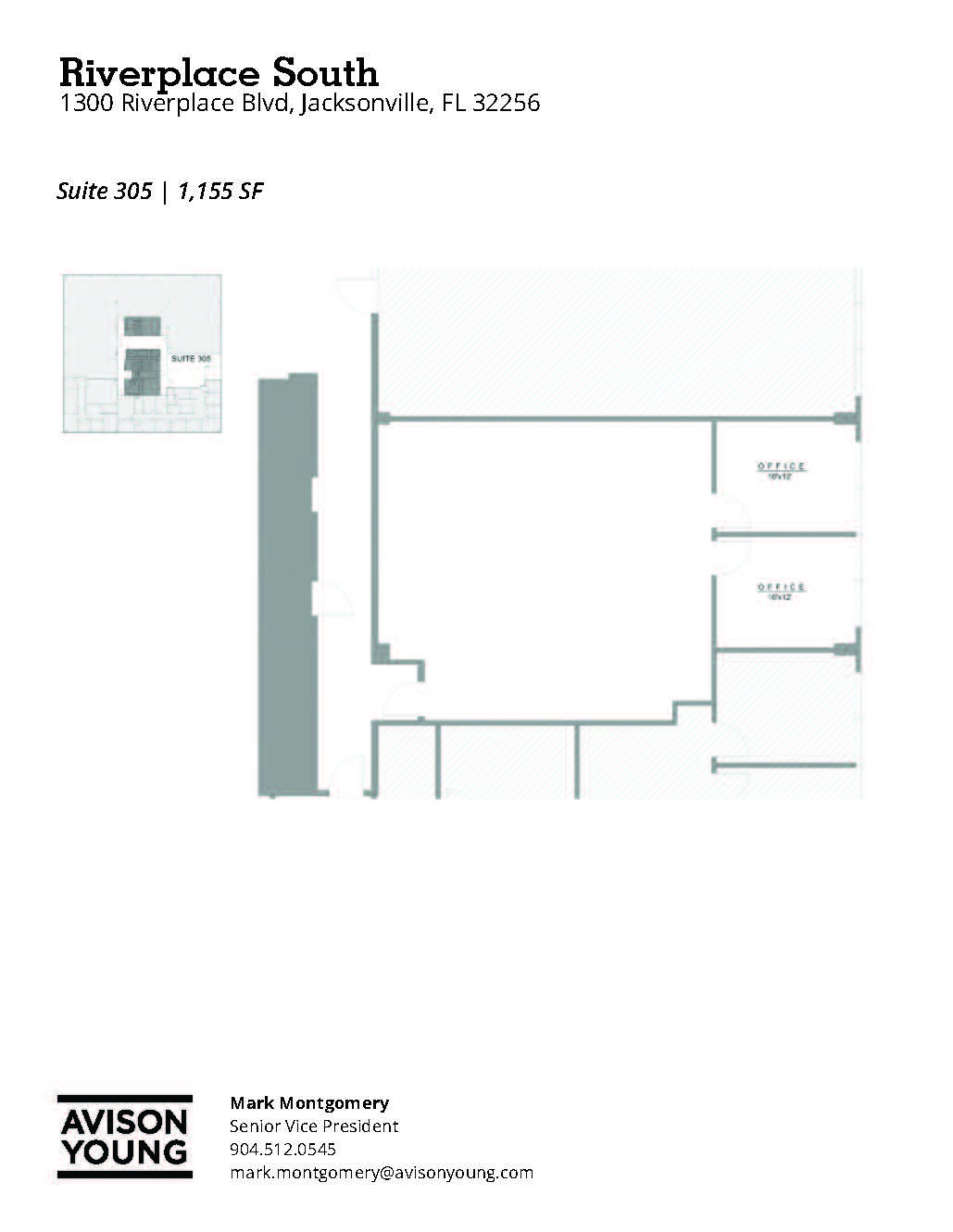 1300 Riverplace Blvd, Jacksonville, FL en alquiler Plano de la planta- Imagen 1 de 1