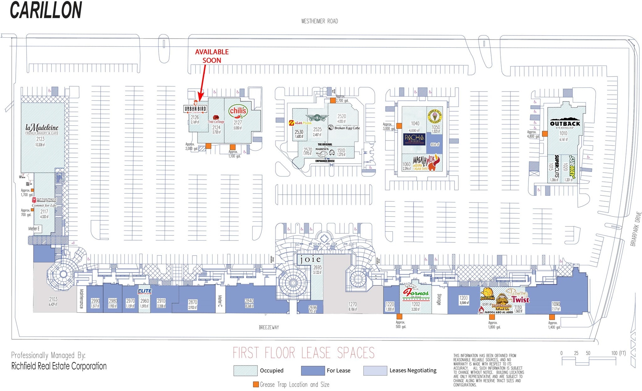 10001 Westheimer Rd, Houston, TX en alquiler Plano del sitio- Imagen 1 de 1