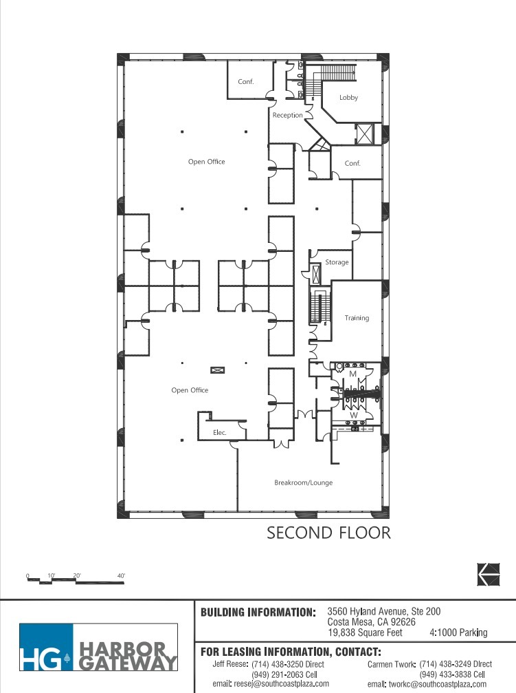 3515 Harbor Blvd, Costa Mesa, CA en alquiler Plano de la planta- Imagen 1 de 15