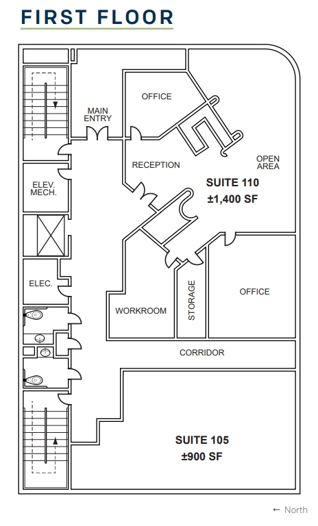 1510 Front St, San Diego, CA en alquiler Plano de la planta- Imagen 1 de 1