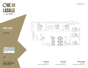 1 N La Salle St, Chicago, IL en alquiler Plano de la planta- Imagen 1 de 4