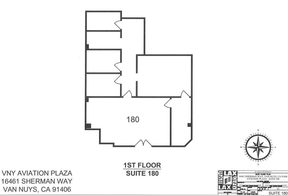 16461 Sherman Way, Van Nuys, CA en alquiler Plano de la planta- Imagen 1 de 1