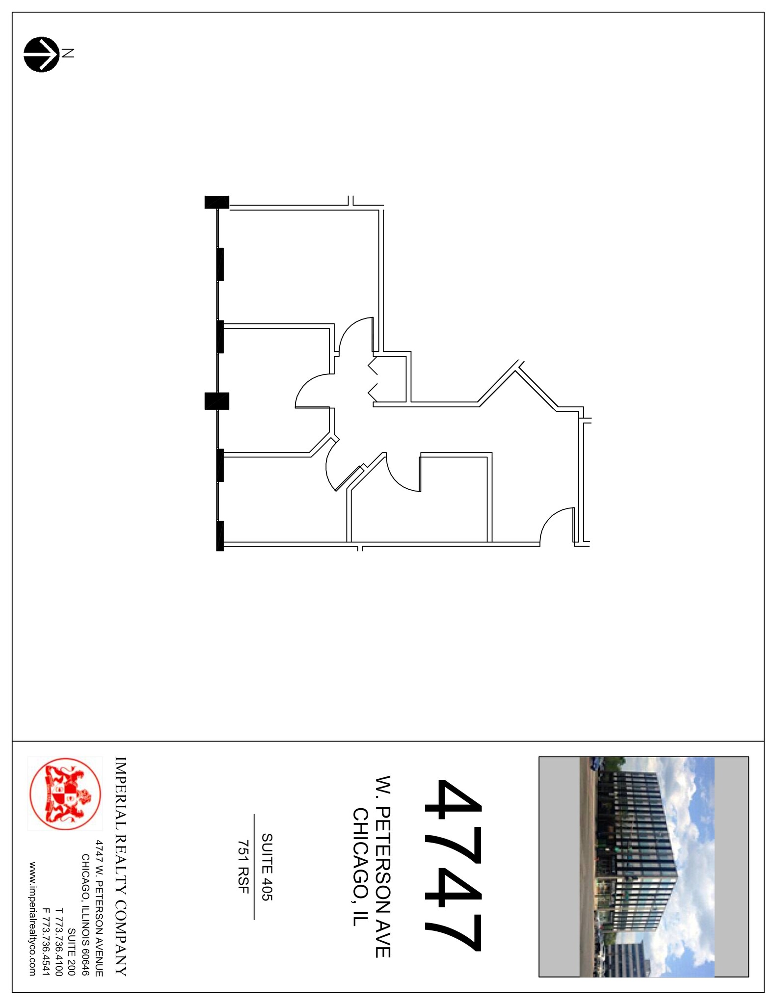 4747 W Peterson Ave, Chicago, IL en alquiler Plano del sitio- Imagen 1 de 1