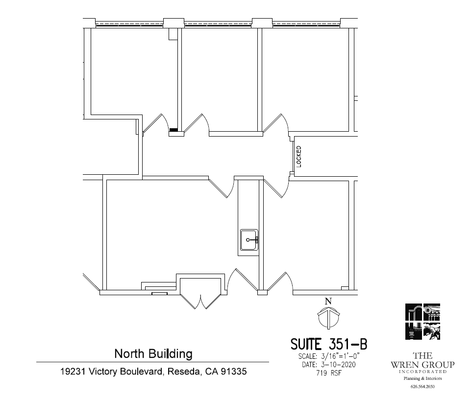 19231 Victory Blvd, Reseda, CA en alquiler Plano de la planta- Imagen 1 de 1