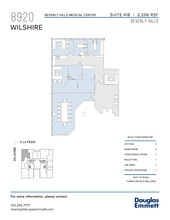 8920 Wilshire Blvd, Beverly Hills, CA en alquiler Plano de la planta- Imagen 1 de 1