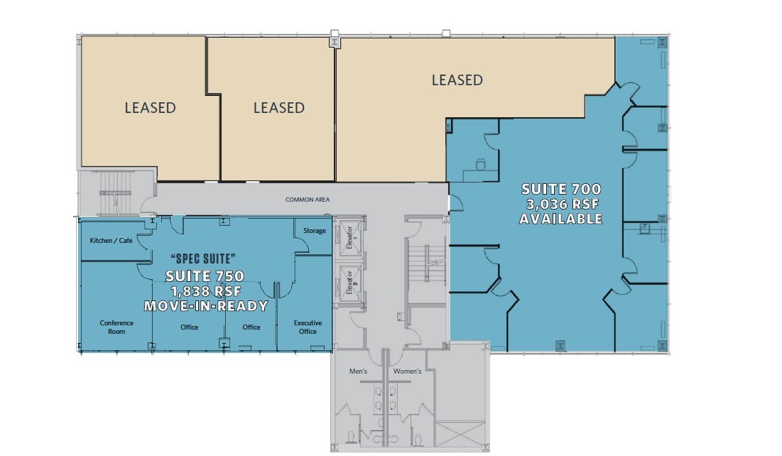 803 W Broad St, Falls Church, VA en alquiler Plano de la planta- Imagen 1 de 1