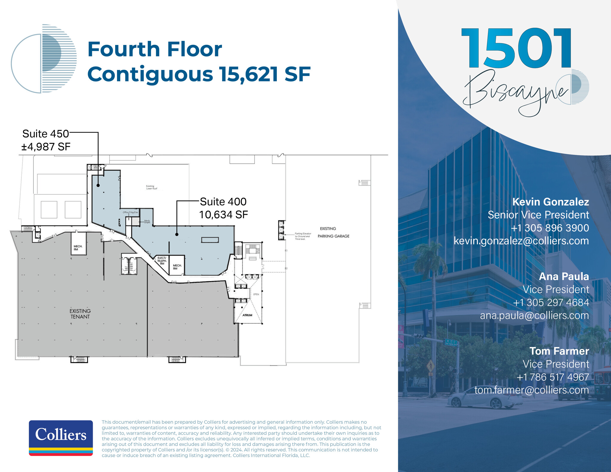 1501 Biscayne Blvd, Miami, FL en alquiler Plano de la planta- Imagen 1 de 1