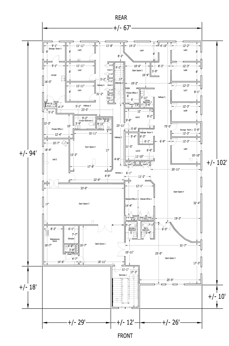 1600 Perrineville Rd, Cranbury, NJ en alquiler Plano de la planta- Imagen 1 de 1