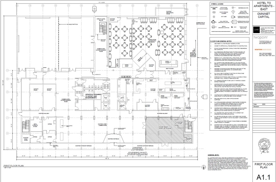 301 W Lombard St, Baltimore, MD en alquiler - Plano de la planta - Imagen 2 de 3