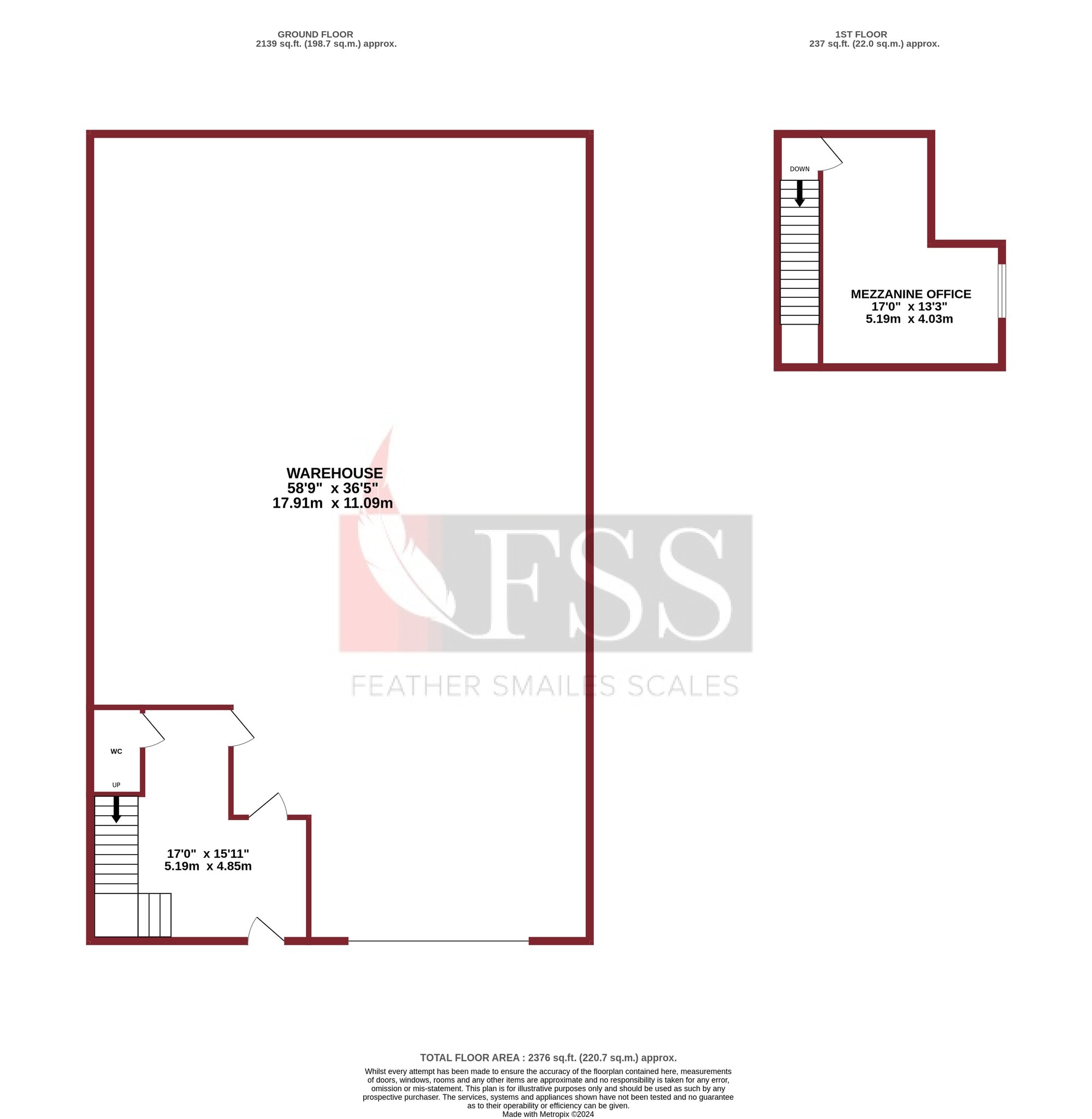 Market Flat Ln, Knaresborough en alquiler Plano de la planta- Imagen 1 de 9