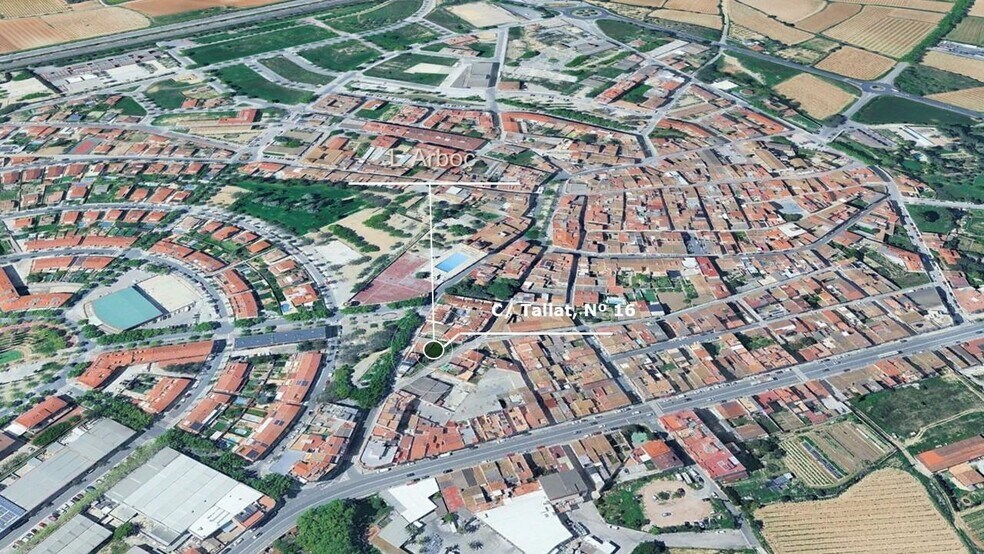 Terreno en L'Arboç, Tarragona en venta - Plano de solar - Imagen 2 de 3