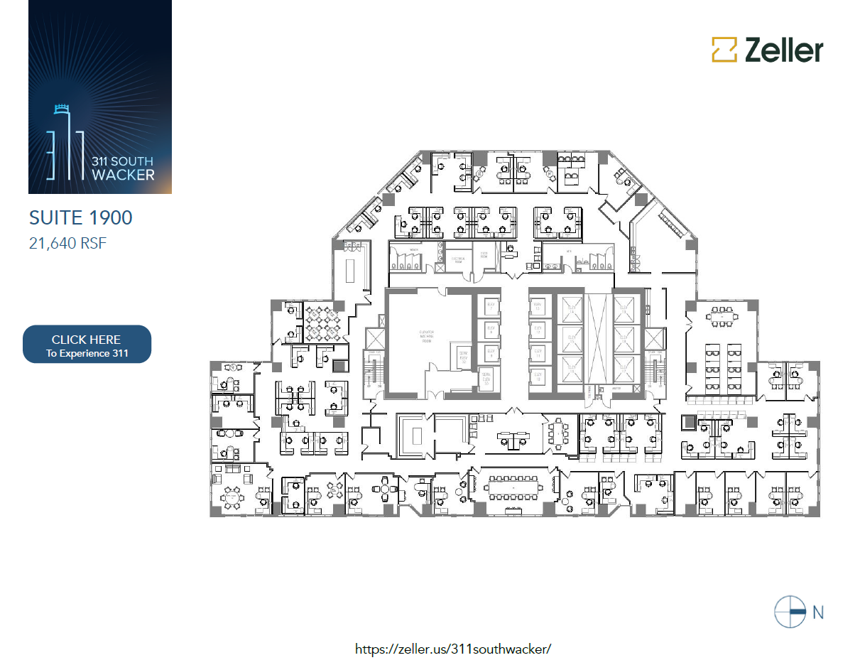 311 S Wacker Dr, Chicago, IL en alquiler Plano de la planta- Imagen 1 de 1