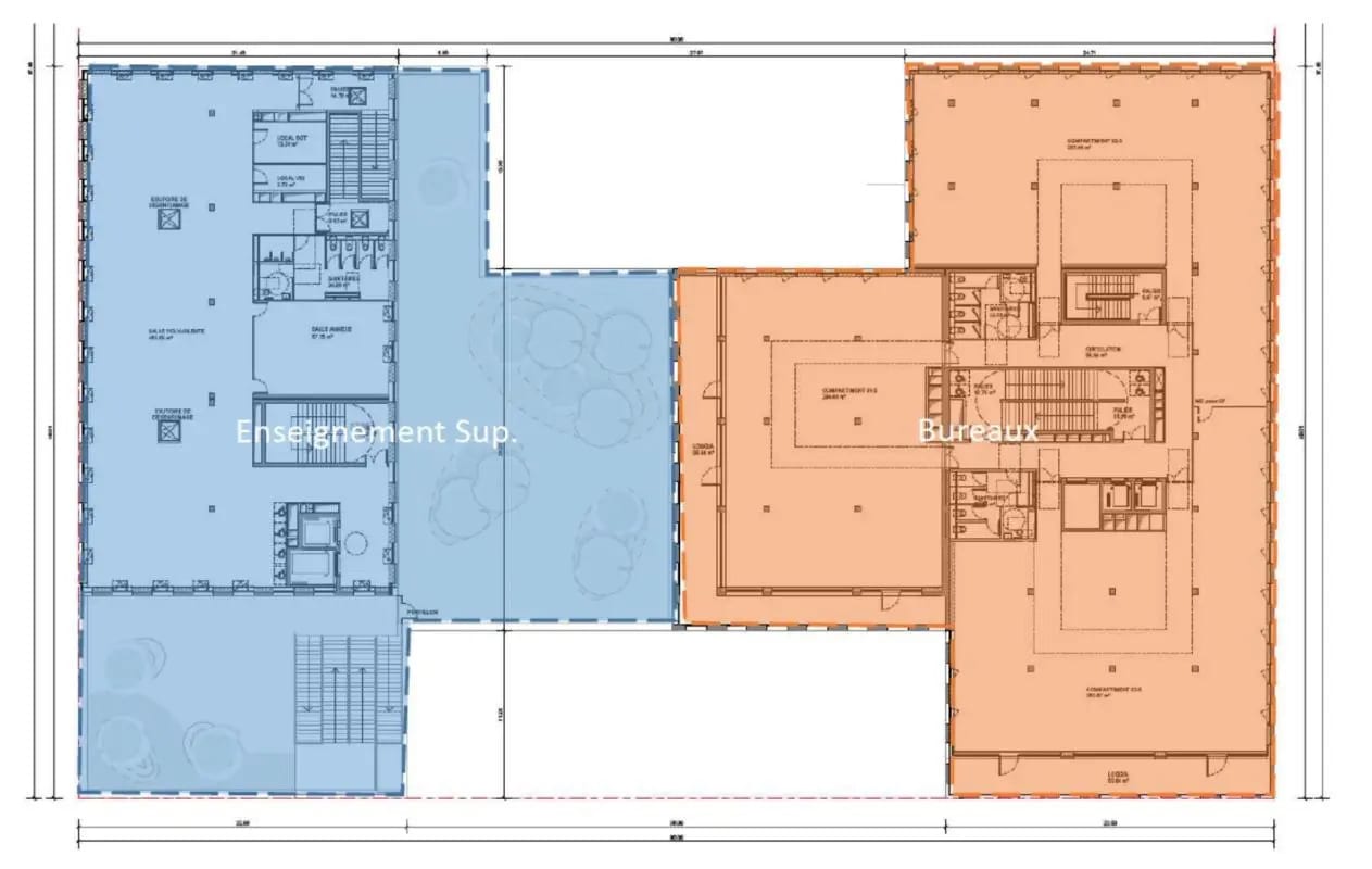 26-36 Rue Du Tonkin, Villeurbanne en alquiler Plano de la planta- Imagen 1 de 1