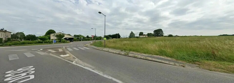 Terreno en Saint-Quentin-de-Baron en venta - Vista aérea - Imagen 2 de 2
