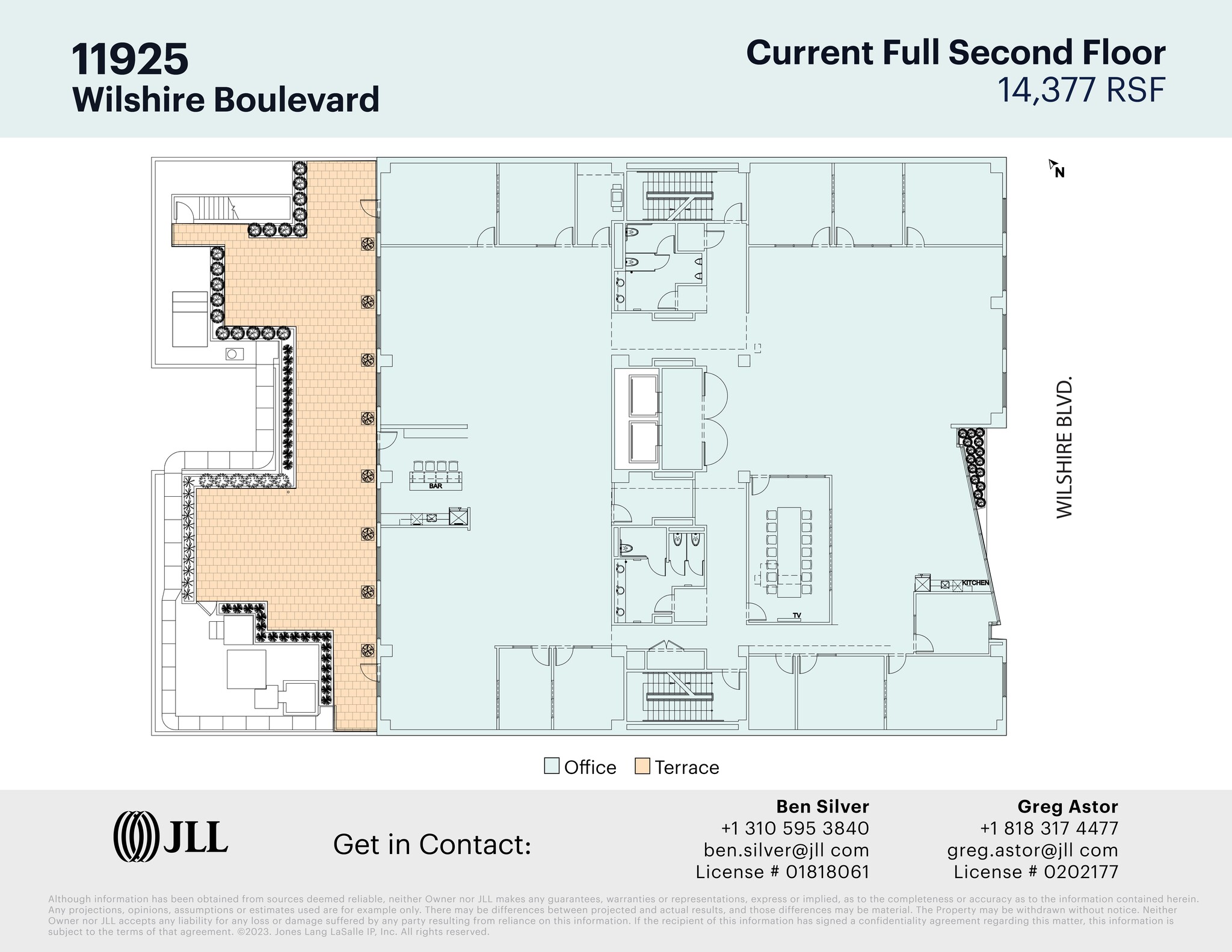 11925 Wilshire Blvd, Los Angeles, CA en alquiler Plano del sitio- Imagen 1 de 6