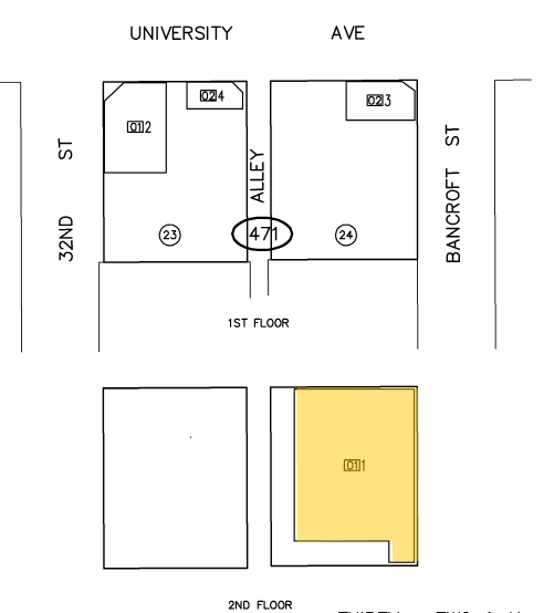 3231-3245 University Ave, San Diego, CA en alquiler - Plano de solar - Imagen 3 de 3