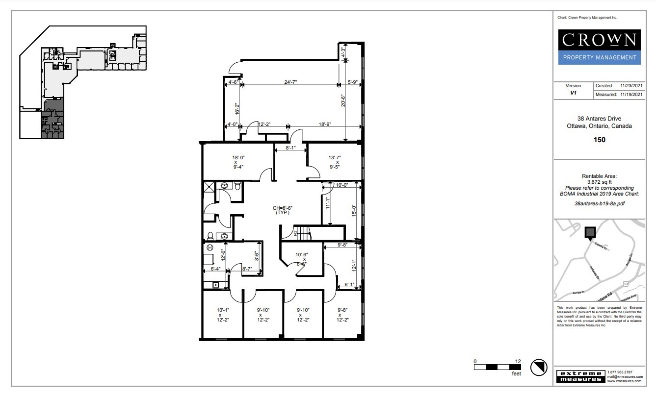 38 Antares Dr, Ottawa, ON en alquiler Plano de la planta- Imagen 1 de 8